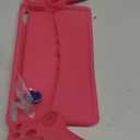 FYOUNG Protective Case for PlayStation Portal, Silicone Soft Grip Cover Case Protector with Full Protection and Non-Slip Thumb Grips Accessories Kit for PlayStation Remote Player (Clear Blue)