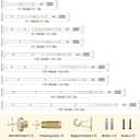 Gold Tension Curtain Rod 41-185In(4-15Ft), Extra Long Outdoor Curtain Rod No Drilling for Window or Patio, Heavy Duty Shower Rod for Bathroom,Rod Diameter 1.26In-One-bond stretching