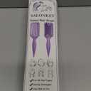 Curl Defining Brush for Curly Hair  Detangling & Styling Brush with Wide Tooth Design, Soft Bristles Reduce Frizz, Shape Curls & Waves for Women and Men, Wet & Dry Use (Purple)