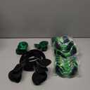 Ysleen 24 Pcs Alien Glasses and Headband Rainbow Color Lens Sunglasses Funny Boppers Alien Accessories for Christmas Dress up Photo Props Decoration Party Favors