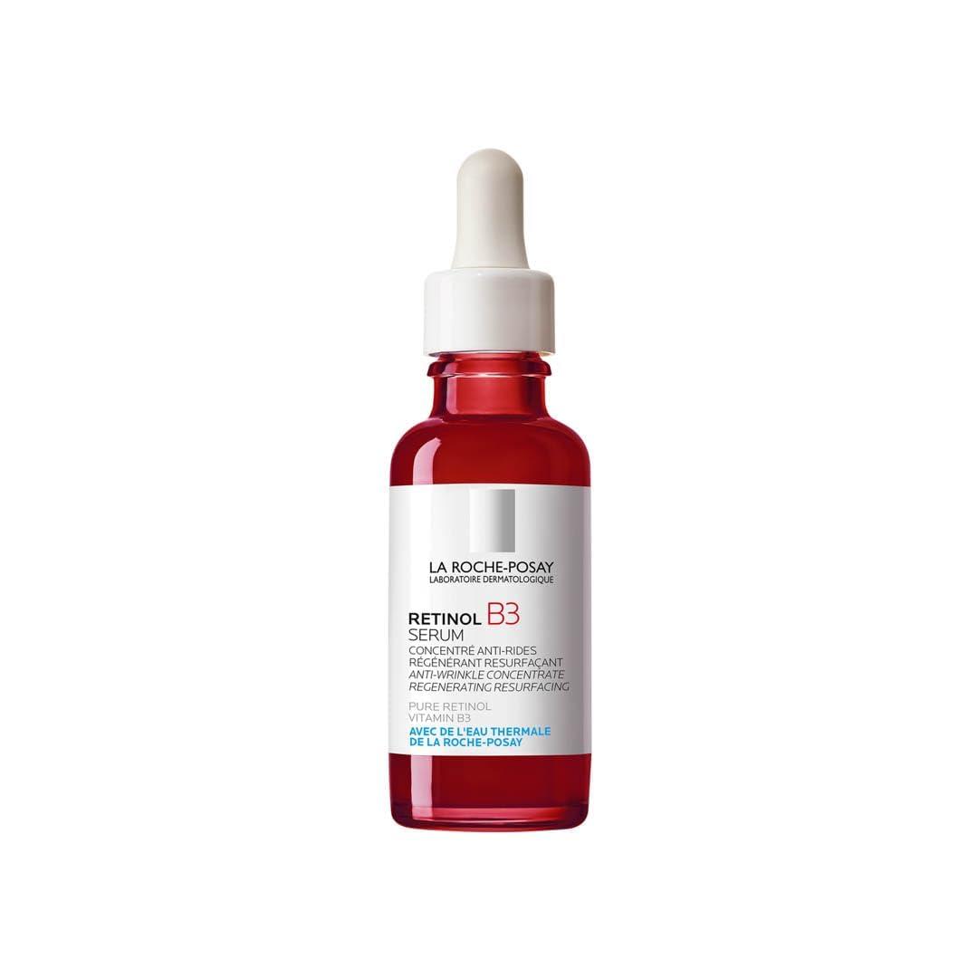 La Roche-Posay Pure Retinol Face Serum with Vitamin B3, Anti Aging Face Serum for Lines, Wrinkles & Premature Sun Damage to Resurface & Hydrate, Suitable for Sensitive Skin, 1.0 Fl. Oz, Expiration Date: 03/2029
