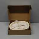 Non-Stick 10" Oval Wood Pulp Banneton Bread Proofing Basket Set Of 2 With Aliquot Jar, Sourdough Banneton Basket Set, Bread Making Tool Brotform Sourdough Bread Baking Supplies