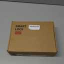 Fingerprint Door Lock-biometric Door Lock-Smart Door knob-with passcode keypad keyless Entry Door Handle,for Bedroom Home Hotel Office (Silver APP)