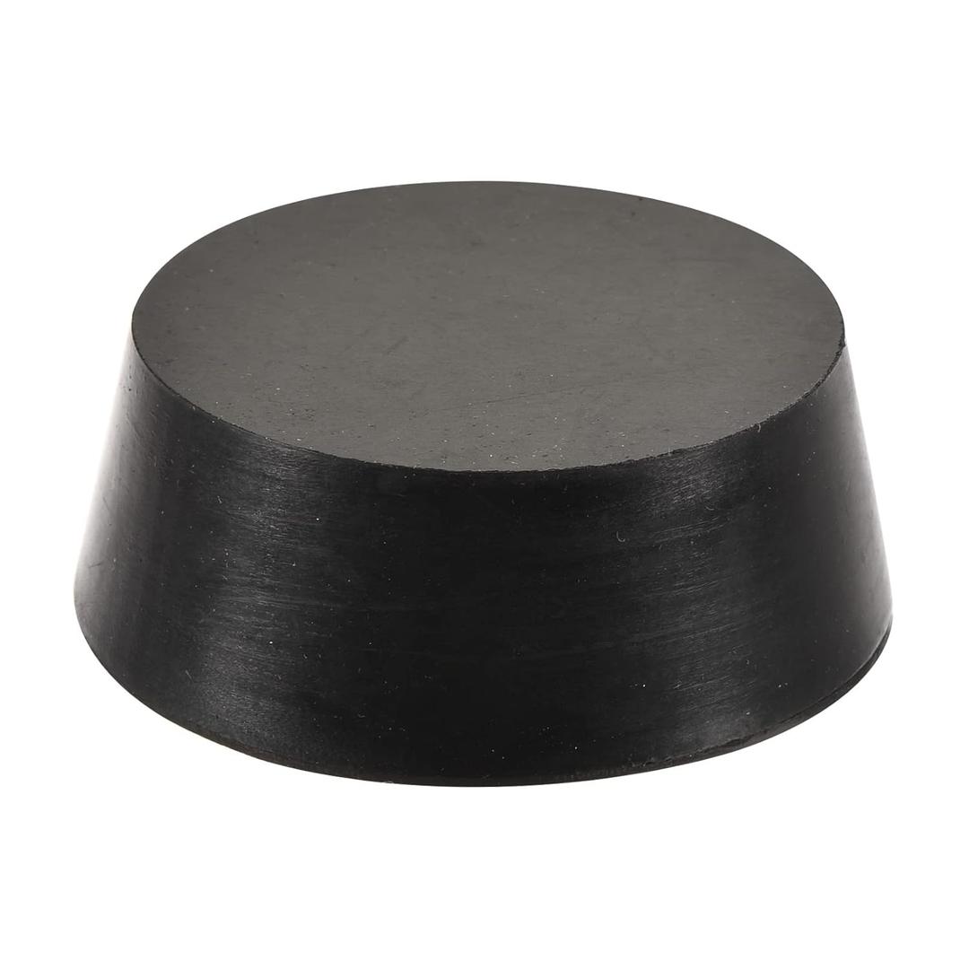 MECCANIXITY Rubber Tapered Plug 75mm to 90mm Solid Test Tubes Bungs Stopper Black for Lab Home