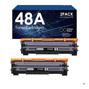 Compatible Toner Cartridge Replacement for HP 48A CF248A for Pro M15w M15a M16w M16a M28w M28a M29w M29a M30w M31w Printer (Black, 2 Pack) Compatible Toner Cartridge Replacement for HP 48A CF248A for Pro M15w M15a M16w M16a M28w M28a M29w M29a M30w M31w Printer (Black, 2 Pack)