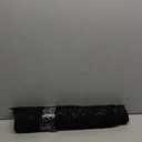 RORA Half Circle Door Mat Front Door Mat Outside Entrance Black Welcome Mats Indoor Outdoor Semicircular Doormat for Outdoor Half Round Door Mats for Garage Muddy Paws 17x30