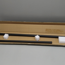 2 Pack Matte Black Curtain Rods 28-48", Room Darkening Curtain Rods Wrap Around Design, Metal Single Drapery Rod, Adjustable Blackout Curtains Rod for Window Darkening Curtains