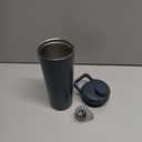 Simple Modern Stainless Steel Shaker Bottle with Ball 24oz | Metal Insulated Cup for Protein Mixes, Shakes and Pre Workout | Rally Collection | Graphite