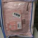 Smoofy Fluffy Queen Comforter Set 3 Pieces - Pink Fleece Fluffy Comforter Set, Luxury Fuzzy Queen Bedding Set, Soft Warm Bed Set All Season, Heavy Faux Fur Comforter with 2 Pillow Cases