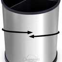 Kitchen Utensil Holder and Countertop Organizer. (Silver)