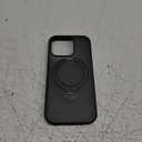 TORRAS Upgraded 360 Spin Magnetic Stand for iPhone 16 Pro Case, Fit for MagSafe, Built-in Kickstand & Ring Holder, Mil-Grade Protective Soft Edge Translucent Case for iPhone 16 Pro, Black 6.3''