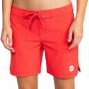 Roxy Women's Board Quick Dry Bathing Suit Shorts, 7" Inseam-Swimsuit Bottoms, Bittersweet Exc, Medium