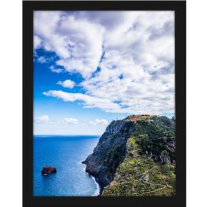 MENNTHUI 9.5x13 Black Picture Frame, Tabletop and Wall Mounting Horizontally or Vertically, Decoration for Photos, Paintings, Posters, Artwork