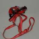 SlowTon No Pull Small Dog Harness and Leash Set, Puppy Soft Vest Harness Neck & Chest Adjustable, Reflective Lightweight Harness & Anti-Twist Pet Lead Combo for Small Medium Dogs (Red, XS) (B-Red - With Front Clip)