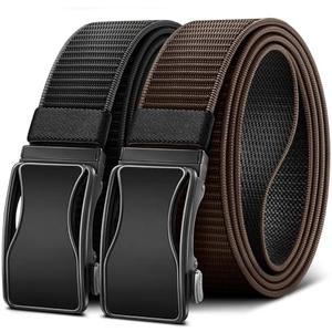 BULLIANT Mens Ratchet Belt Reversible,Web Nylon Casual Belt for Gift Men Golf Hiking Pants Jeans 2 In 1