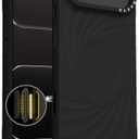 ORNARTO Vortuxe for iPhone Air Case 6.5" | 2X MIL-STD Protection | Camera Control Button | Compatible with MagSafe | Sleek Aesthetic Liquid Silicone Phone Cover for iPhone 17 Air 2025 | Black