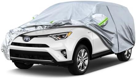 Koukou SUV Car Cover Custom Fit Toyota Rav4 from 2005 to 2025, Full Outdoor Cover Waterproof All Weather for Automobiles, Sun Rain Dust Snow Protection.