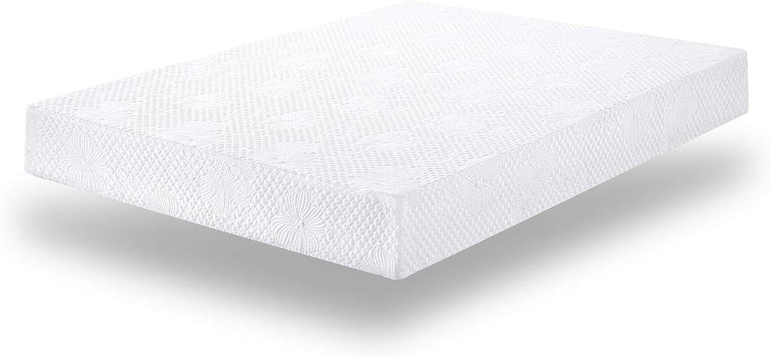 PrimaSleep Twin Mattress, 8 Inch Gel Memory Foam Mattress, Gel Infused for Comfort and Pressure Relief, CertiPUR-US Certified, Bed-in-a-Box, Medium Firm, Twin Size