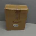 Pinkunn 48 Pcs Christmas Basket for Gifts Empty Bulk, Holiday Gift Empty Baskets with Handle, Reusable Kraft Market Cardboard Tray for Xmas Present Wrapping(Candy Stripe,9.8 x 6.5 x 4.3 in)