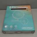 GREENFROM Rechargeable Wall Mounted Makeup Mirror Brushed Nickel, 8.5'' Magnifying Mirror with Lights Double-Sided 1X/10X 360 Rotation Extension Bathroom Shaving Mirror with Foldable Arm