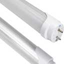 LightingWill LED T8 Light Tube 3FT, Warm White 3000K-3500K, Dual-End Powered Ballast Bypass, 2000Lumens 15W (32W Fluorescent Equivalent), Frosted Cover, AC85-265V Lighting Tube Fixtures, 1Pack