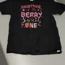 Brother Of The Berry Sweet One Strawberry First Birthday T-Shirt, L