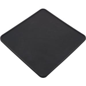 Coffee Tamper Mat for Portafilter - Silicone Tamping Pad -Espresso Machine Accessories (Black)