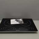 2 Burner Electric Cooktop 110v, 2000W Electric Stove Top Countertop & Built-in, Plug-in Electrics Cooktop 24 Inch, 8 Power Levels & 8 Functions, Touch Control, Safety Lock, Timer, Karienvir, 24 inch black 2 burner