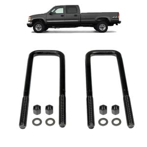 929-724 Rear Leaf Spring Axle U-Bolt Kit, Compatible with Cadillac Escalade 1999-2000, GMC Yukon Sierra 1967-2021, Chevy Silverado Suburban 1971-2021, Grade 8 Bolt, 5/8x 2 9/16x 9 5/8In