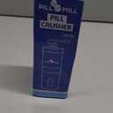 Pill Mill Pill Crusher - Crushes Multiple Tablets to a Fine Powder - Metal Pill Grinder - Tablet Pulverizer Suitable for Travel - Great Feeding Tube use and Pets