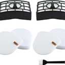 VIEWALL Filter Replacement for Shark ZU560 ZU561 ZU562 ZU572 UV650 UV725 ZU660 CU530 UV730 Rotator Navigator Zero-M Lift-Away Speed Upright Vacuum, Part XFFK560 XHEPA560, 2 HEPA, 2 Foam & Felt Filter