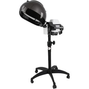 Professional Standing Hooded Hair Steamer for deep Scalp Conditioning, Adjustable time and Temperature Settings with Dry-Run Protection,Salon Station spa Equipment, Suitable for Home and Barbershop use