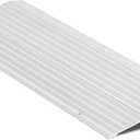 Door Threshold Ramp 2" Rise Door Ramp Aluminum Entry Ramp or Doorways Rated 800 lbs Load Capacity forWheelchair Scooters Power Chairs Walkers Metallic