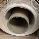 Denny Manufacturing - Seamless Paper Backdrop for Photography, Buff Seamless Paper Roll (53 in x 36 ft) Includes Free Roll Black Gaffer Tape (2 in x 13 ft)