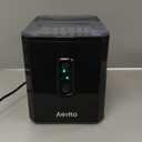 Aeitto Ice Makers Countertop, 9 Ice Cubes Release in 6 Mins, 26Lbs/24H, 2 Sizes of Bullet Ice Machine,Self-Cleaning Portable Ice Maker with Ice Scoop and Basket for Home Kitchen Office RV Bar, Black