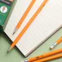 Wood-Cased #2 Pencils, Pre-sharpened pencil with Eraser Top, #2 HB Pencils, 50 Count, Yellow