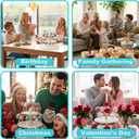 5 PCS Cake Pop Mold Set with 7.87-inch Tray, Heart Square Cloud Oval Round 3D Printed Cake Pop Cutter and Pusher, Baking Molds for Home Baking, Birthday Parties, Wedding Desserts