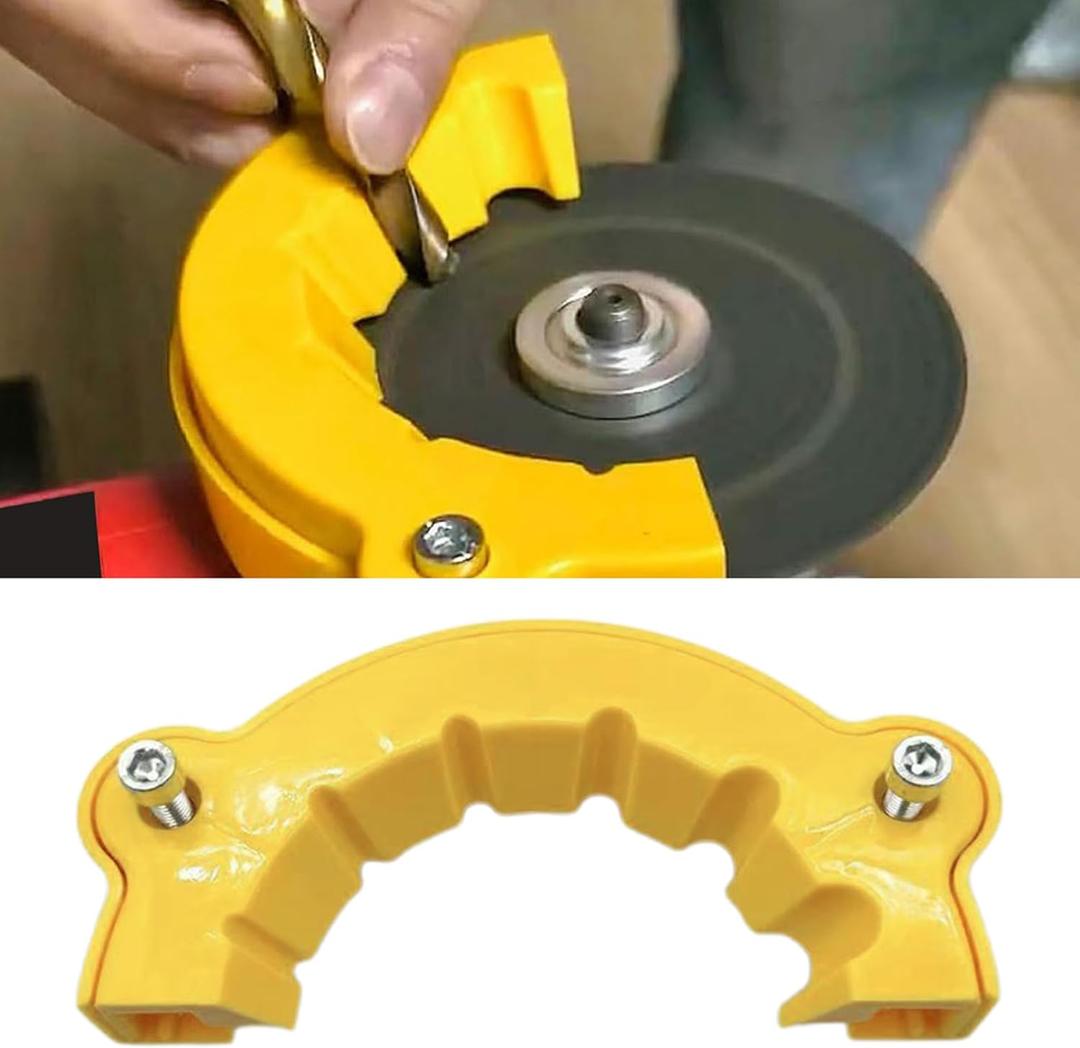 Drill Bit Sharpener, Drill Bit Sharpener for Grinder Attachment, Drill Bit Sharpener for All Bits, Angle Grinder Drill Bit Sharpener, Multi-specification Drill Bit Drill Bit Sharpening Jig (1 Pc)