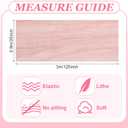 Rustic 1 Pcs Pink Cheesecloth Long Table Runner 35"x120" Gauze Pink Cheese Cloth 6 Pcs Boho Table Dinner Napkins 19. 7" x 19. 7" for Bridal Wedding Baby Shower Home Decoration