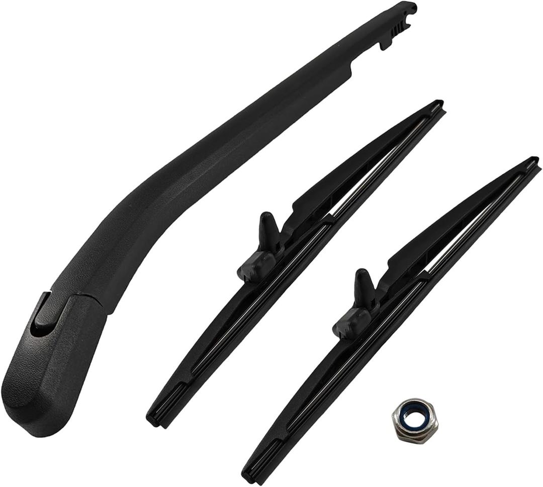 Rear Window Windshield Wiper Arm Fit for 2003-2009 Toyota 4Runner, Replace 8524135031 8524135030 8524235021 8524235020 8529235010, With 2 Pack Rear Wiper Blades
