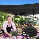 90% Shade Cloth,3x6ft Tear Resistant Sun Shade Net with Reinforced Grommet,Durable Garden Shade Tarp Cover for Greenhouse,Plant Cover, Chicken Coop,Patio and Pergola,Black