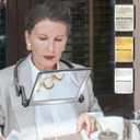 Large LED Hands-Free Page Neck Magnifier w/Detachable GooseNeck Bracket | Eye Care 3 Color Light &Anti-Glare Lens to Reduce Eye Strain-for Read, Craft, Knit, Needlework, Low Vision Senior