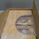 AmazerBath 8.5 Inches Bamboo Toilet Stool Squat for Adults, Collapsible Poop Stool for Bathroom, 0.79" Thickness Squatting Potty with Non-Slip Strip, Space-Saving, Natural Color