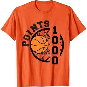1000 Points Basketball Scorer High School Basketball Boys T-Shirt, 2XL