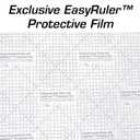 Polycarbonate Plastic Sheet 24" X 24" X 0.177" (3/16") Exact with EasyRuler Film, Shatter Resistant, Easier to Cut, Bend, Mold Than Plexiglass. For Robotics teams, Hobby, Home, DIY, Industrial, Crafts