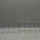 Lnrueg 2PCS Plastic Purse Organizers, 4-Slot 5.71 x 12.8 x 5.12-Inches Clear Plastic Handbag Organizers for Bags, Clutches, Wallets, Wristlets, Space-Saving Bedroom and Cabinet Organization