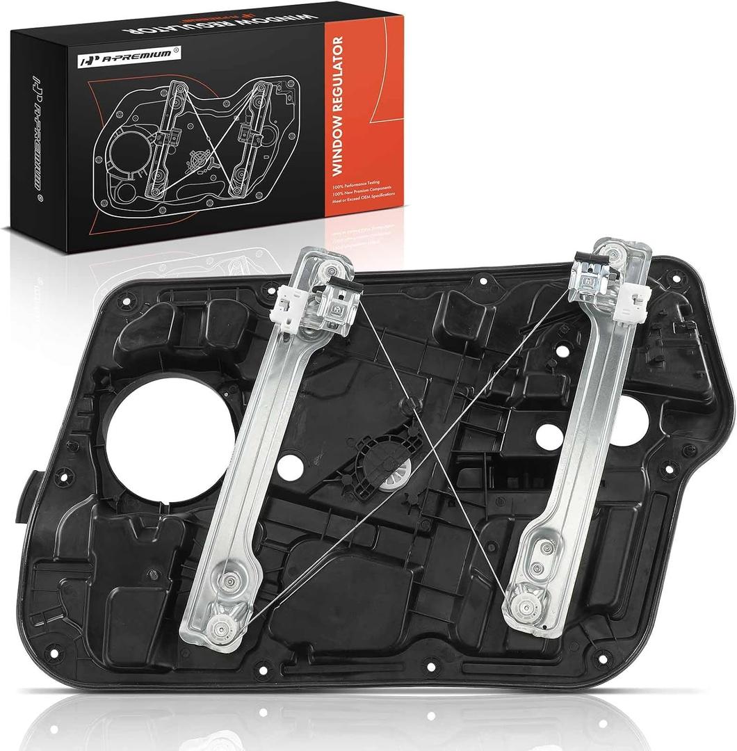 A-Premium Front Driver Side Power Window Regulator with Motor (2-Pin)