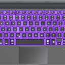 OMOTON Keyboard for Surface Go 4/3 /2/1, Bluetooth Type Cover for Surface Go, 7-Color Backlit, Ultra-Slim Wireless Keyboard with Touchpad, Built-in Rechargeable Battery