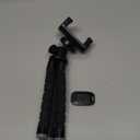 Aureday Phone Tripod, Flexible Tripod for iPhone and Android Cell Phone, Come with Wireless Remote and Clip for Video Recording/Vlogging/Selfie (Black)