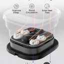 Puboo Collapsible Foot Soaking Tub, Foot Spa Bath Massager with Heat